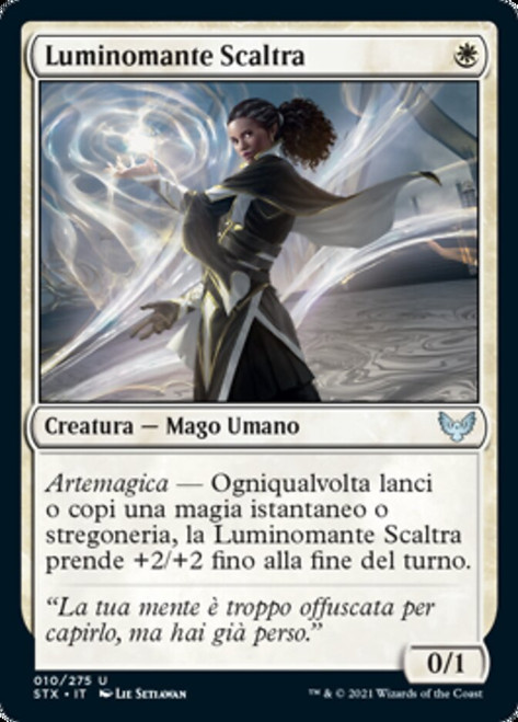 Clever Lumimancer\nStrixhaven: School of Mages - Italian\nSingle\nMagic The Gathering