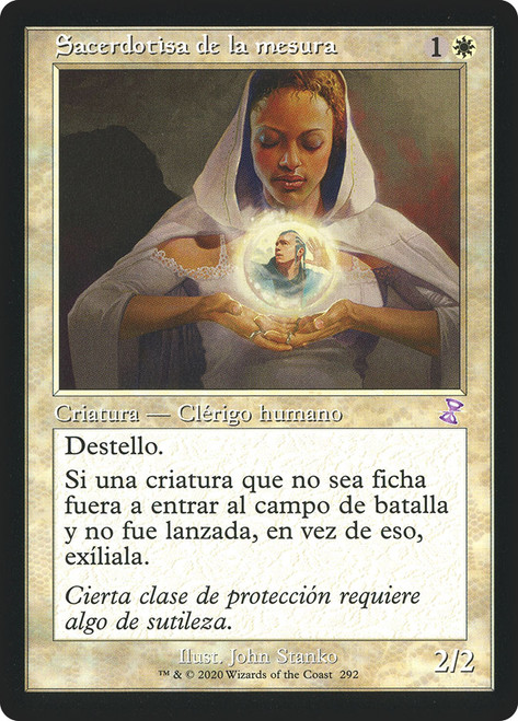 Containment Priest (Retro Frame)\nTime Spiral Remastered - Timeshifted - Spanish\nSingle\nMagic The Gathering