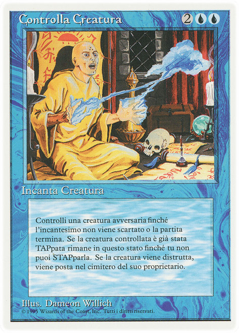 Control Magic\n3rd Edition/Revised - Italian\nSingle\nMagic The Gathering