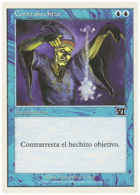Counterspell\n6th Edition - Spanish\nSingle\nMagic The Gathering