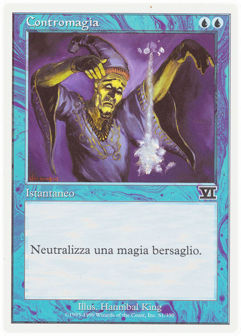Counterspell\n6th Edition - Italian\nSingle\nMagic The Gathering