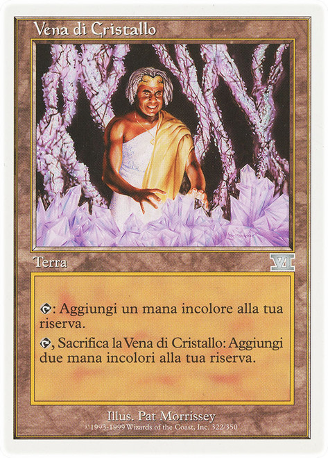 Crystal Vein\n6th Edition - Italian\nSingle\nMagic The Gathering