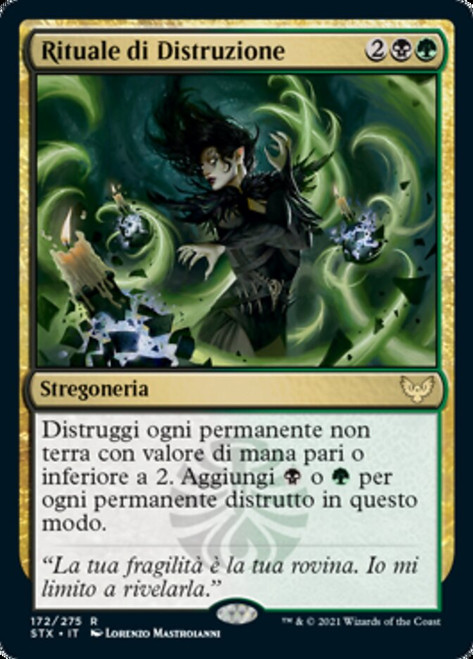 Culling Ritual\nStrixhaven: School of Mages - Italian\nSingle\nMagic The Gathering
