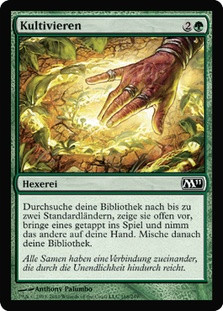 Cultivate\nMagic 2011 Core Set - German\nSingle\nMagic The Gathering