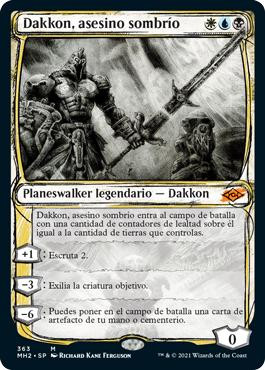 Dakkon, Shadow Slayer (Showcase)\nModern Horizons 2 - Variants - Spanish\nSingle\nMagic The Gathering