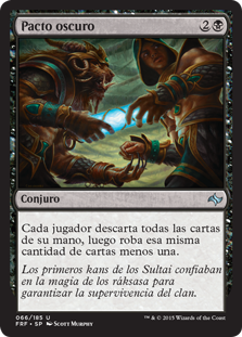 Dark Deal\nFate Reforged - Spanish\nSingle\nMagic The Gathering