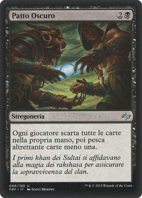 Dark Deal\nFate Reforged - Italian\nSingle\nMagic The Gathering