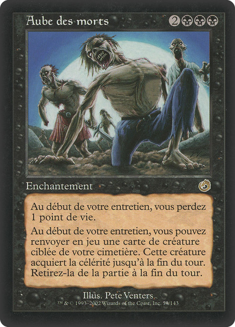 Dawn of the Dead\nTorment - French\nSingle\nMagic The Gathering