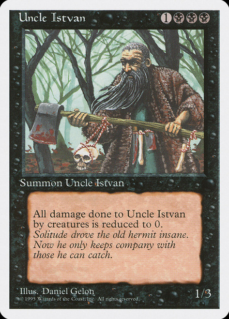 Uncle Istvan\n4th Edition\nSingle\nMagic The Gathering