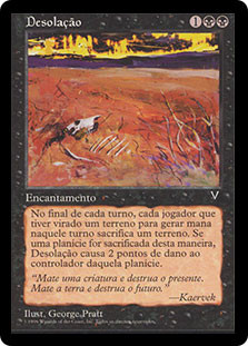 Desolation\nVisions - Portuguese\nSingle\nMagic The Gathering