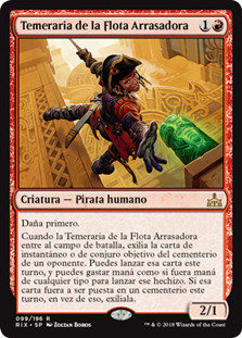 Dire Fleet Daredevil\nRivals of Ixalan - Spanish\nSingle\nMagic The Gathering