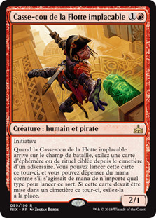 Dire Fleet Daredevil\nRivals of Ixalan - French\nSingle\nMagic The Gathering