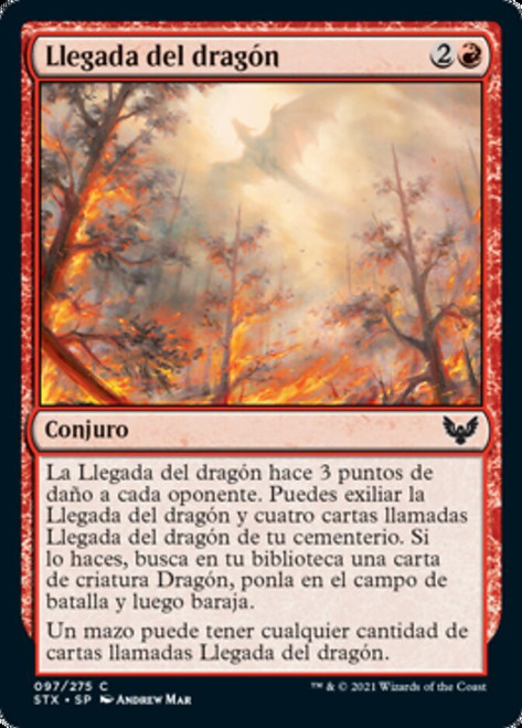 Dragon's Approach\nStrixhaven: School of Mages - Spanish\nSingle\nMagic The Gathering