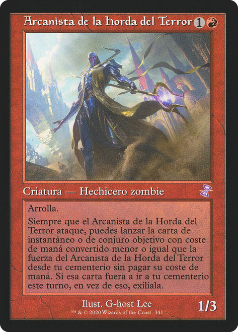 Dreadhorde Arcanist (Retro Frame)\nTime Spiral Remastered - Timeshifted - Spanish\nSingle\nMagic The Gathering