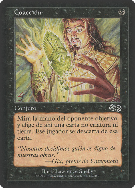 Duress\nUrza's Saga - Spanish\nSingle\nMagic The Gathering