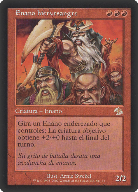 Dwarven Bloodboiler\nJudgment - Spanish\nSingle\nMagic The Gathering