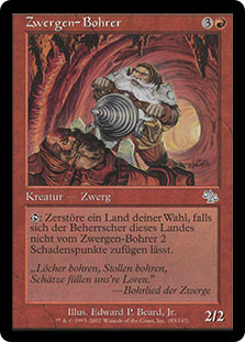 Dwarven Driller\nJudgment - German\nSingle\nMagic The Gathering