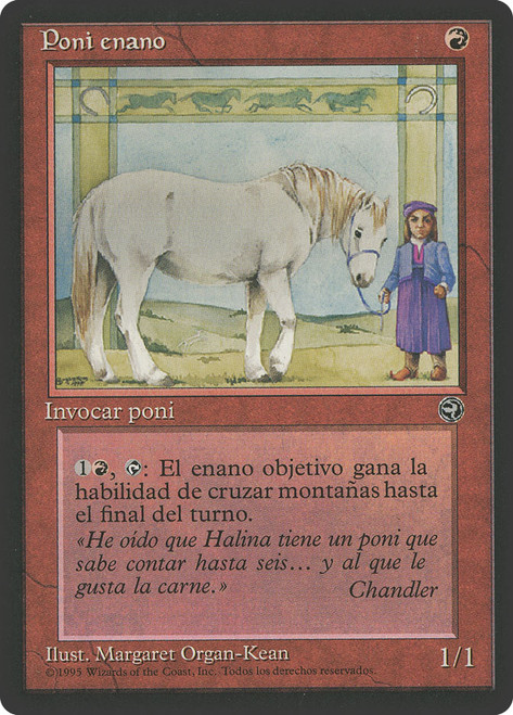 Dwarven Pony\nHomelands - Spanish\nSingle\nMagic The Gathering
