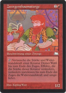 Dwarven Thaumaturgist\nWeatherlight - German\nSingle\nMagic The Gathering