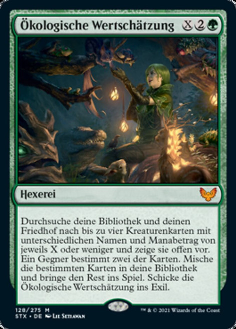 Ecological Appreciation\nStrixhaven: School of Mages - German\nSingle\nMagic The Gathering