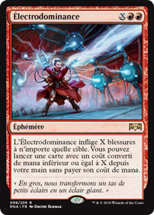 Electrodominance\nRavnica Allegiance - French\nSingle\nMagic The Gathering