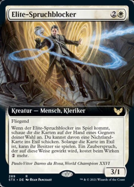 Elite Spellbinder (Extended Art)\nStrixhaven: School of Mages - Variants - German\nSingle\nMagic The Gathering