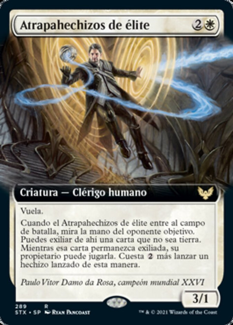 Elite Spellbinder (Extended Art)\nStrixhaven: School of Mages - Variants - Spanish\nSingle\nMagic The Gathering