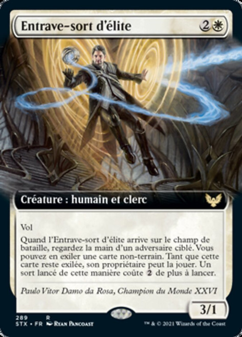 Elite Spellbinder (Extended Art)\nStrixhaven: School of Mages - Variants - French\nSingle\nMagic The Gathering