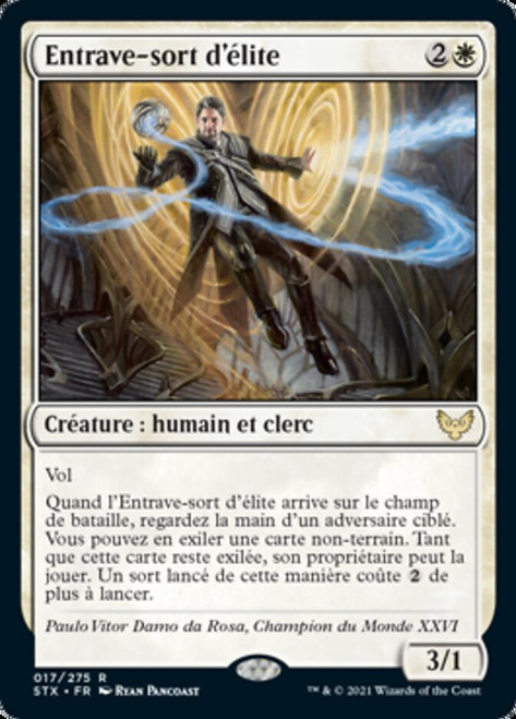 Elite Spellbinder\nStrixhaven: School of Mages - French\nSingle\nMagic The Gathering