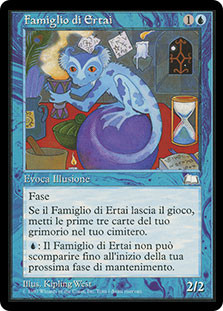 Ertai's Familiar\nWeatherlight - Italian\nSingle\nMagic The Gathering