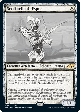 Esper Sentinel (Showcase)\nModern Horizons 2 - Variants - Italian\nSingle\nMagic The Gathering