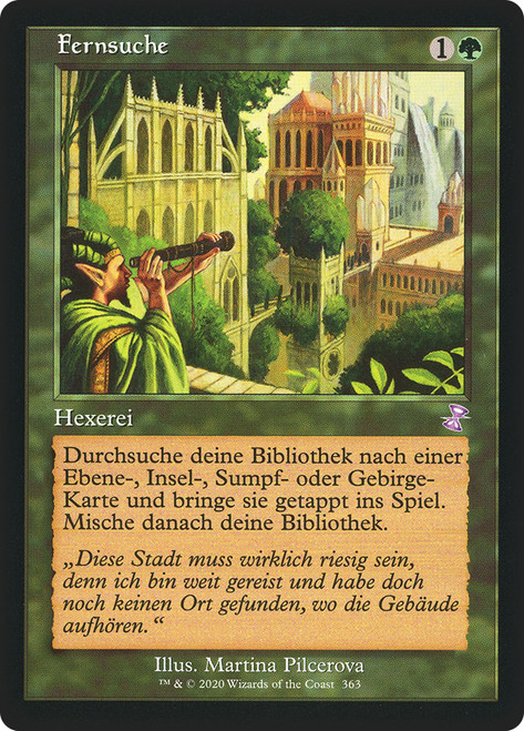 Farseek (Retro Frame)\nTime Spiral Remastered - Timeshifted - German\nSingle\nMagic The Gathering