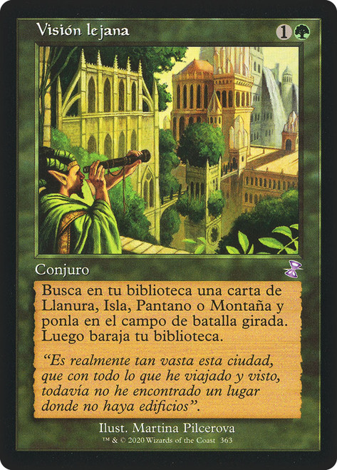 Farseek (Retro Frame)\nTime Spiral Remastered - Timeshifted - Spanish\nSingle\nMagic The Gathering