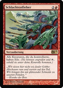 Fervor\nMagic 2013 Core Set - German\nSingle\nMagic The Gathering