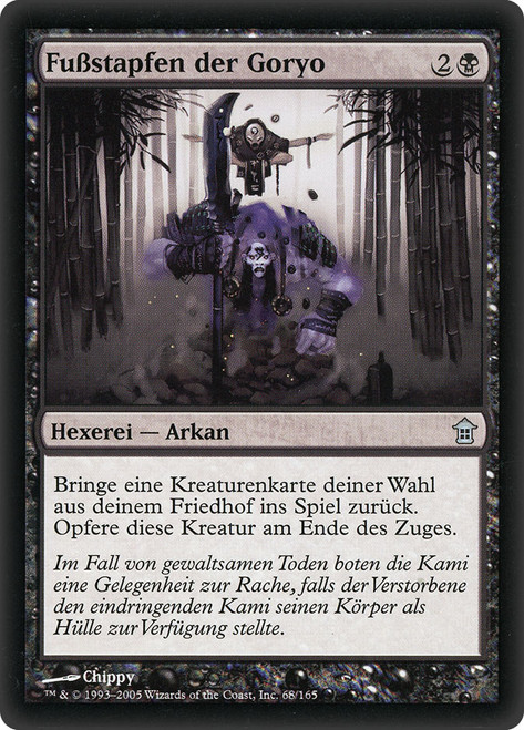 Footsteps of the Goryo\nSaviors of Kamigawa - German\nSingle\nMagic The Gathering