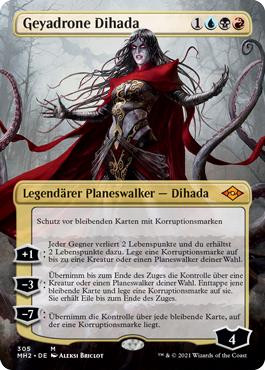 Geyadrone Dihada (Borderless)\nModern Horizons 2 - Variants - German\nSingle\nMagic The Gathering