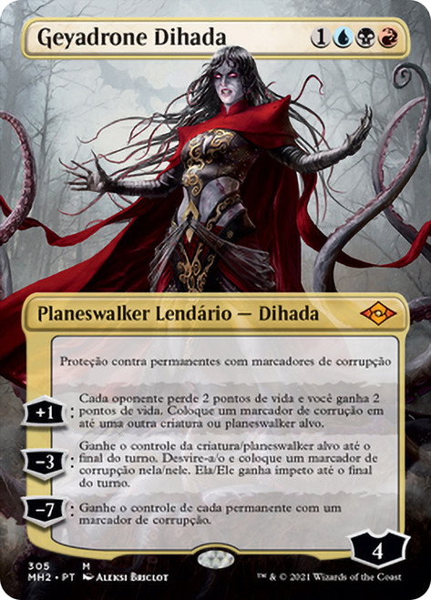 Geyadrone Dihada (Borderless)\nModern Horizons 2 - Variants - Portuguese\nSingle\nMagic The Gathering