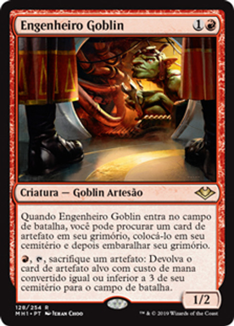 Goblin Engineer\nModern Horizons - Portuguese\nSingle\nMagic The Gathering