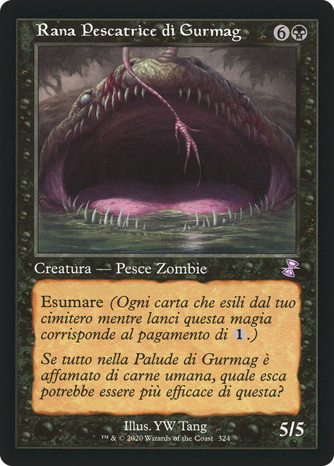 Gurmag Angler (Retro Frame)\nTime Spiral Remastered - Timeshifted - Italian\nSingle\nMagic The Gathering