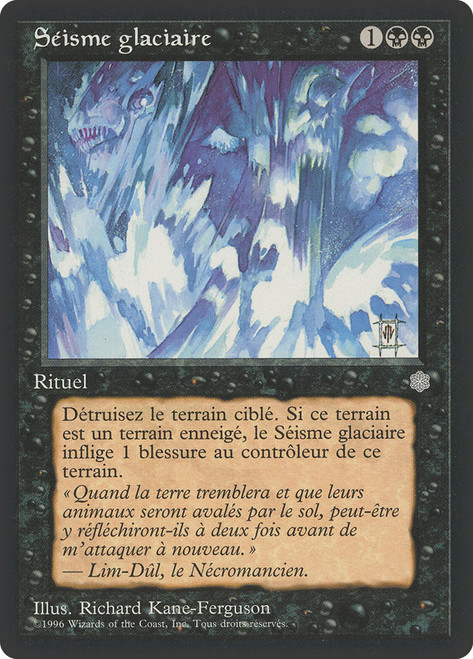 Icequake\nIce Age - French\nSingle\nMagic The Gathering