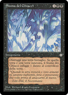 Icequake\nIce Age - Italian\nSingle\nMagic The Gathering