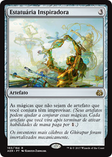 Inspiring Statuary\nAether Revolt - Portuguese\nSingle\nMagic The Gathering