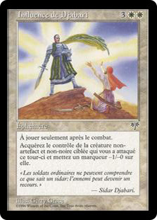 Jabari's Influence\nMirage - French\nSingle\nMagic The Gathering