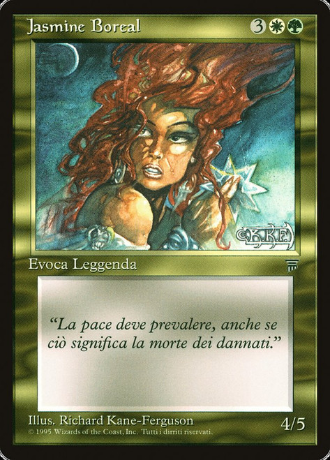 Jasmine Boreal\nLegends - Italian\nSingle\nMagic The Gathering
