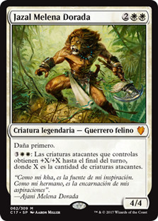 Jazal Goldmane\nCommander: 2017 Edition - Spanish\nSingle\nMagic The Gathering