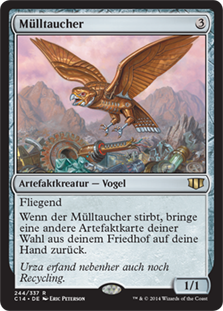 Junk Diver\nCommander: 2014 Edition - German\nSingle\nMagic The Gathering