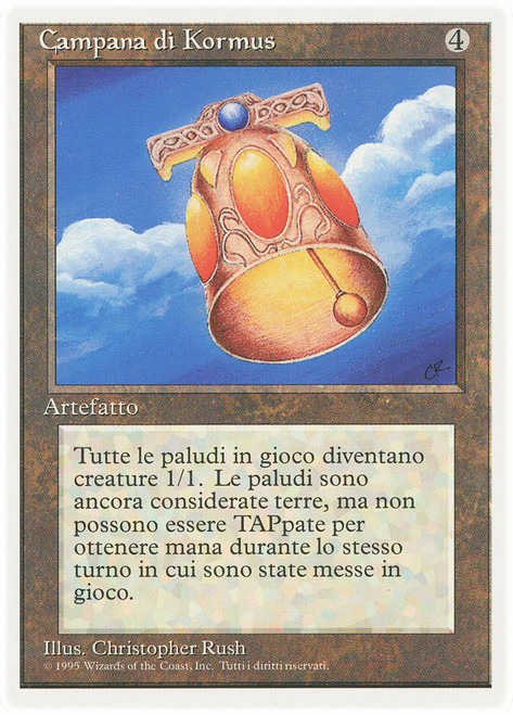 Kormus Bell\n4th Edition - Italian\nSingle\nMagic The Gathering
