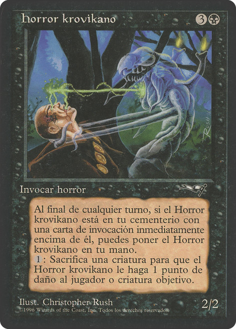 MTG Krovikan Horror 英語版 4枚セット Krovikan Horror | Alliances | Star City Games