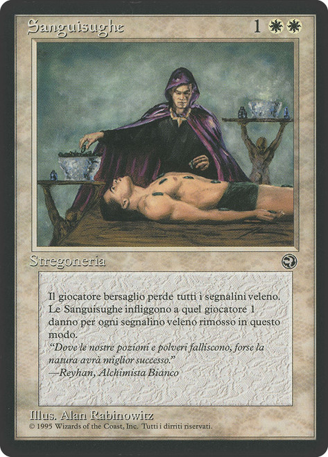 Leeches\nHomelands - Italian\nSingle\nMagic The Gathering