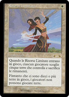 Limited Resources\nExodus - Italian\nSingle\nMagic The Gathering